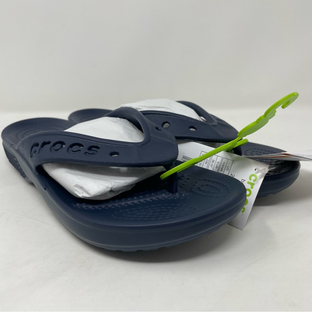 New Crocs Baya II Flip Flops Waterproof Shower Shoes Sz M4/W6 208192-001